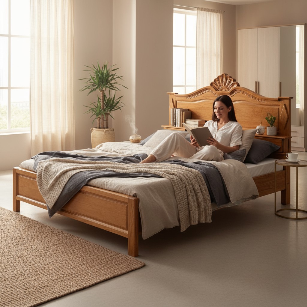 GIƯỜNG GỖ CÔNG NGHIỆP TẠI QUẬN 1 - MẪU ĐẸP GIÁ TỐT 2025 24 Giường gỗ công nghiệp tại quận 1