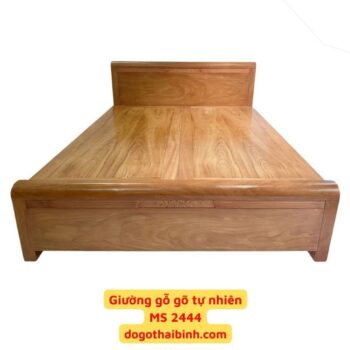 Giường ngủ gỗ gõ đỏ MS 2444