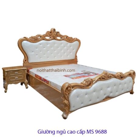 Giường ngủ cao cấp MS 9688 Giá 1m8 = 11.500.000