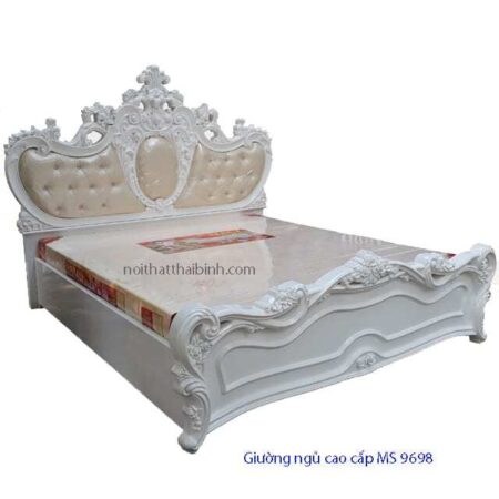 Giường ngủ cao cấp MS 9698 Giá 1m8 =12.000.000