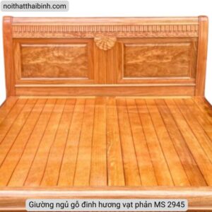 Giường ngủ gỗ đinh hương vạt phản MS 2945