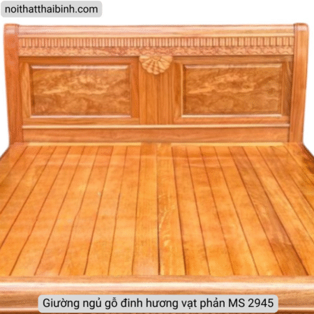Giường ngủ gỗ đinh hương vạt phản MS 2945
