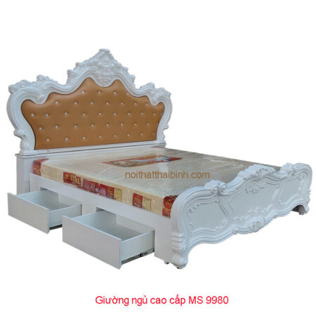 Giường ngủ tân cổ điển tphcm MS 9980 Giá bán 14.500.000 đ giảm còn 12.500.000 đ
