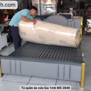 Giường sắt 1m6 MS 3228