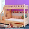 Giường tầng gỗ người lớn và trẻ em MS 3017