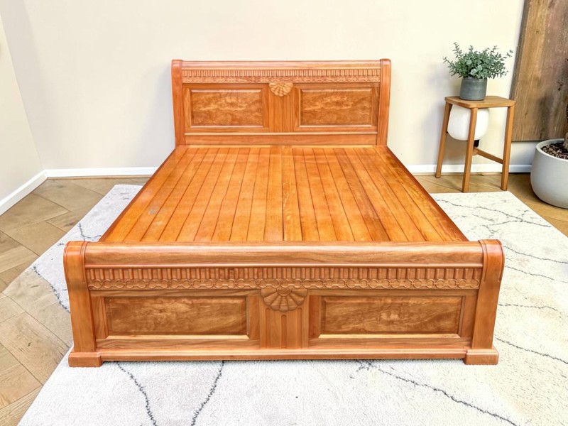 Mua giường ngủ quận 1 bọc nệm dễ vệ sinh