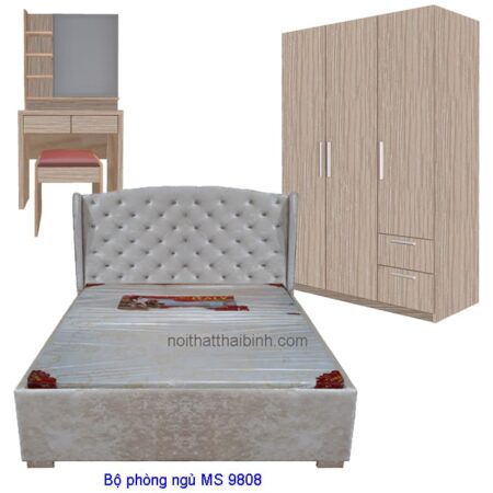 Nội thất phòng ngủ rẻ đẹp MS 9808 Giá bộ = 22.800.000
