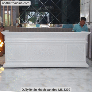 Quầy lễ tân khách sạn đẹp MS 3209
