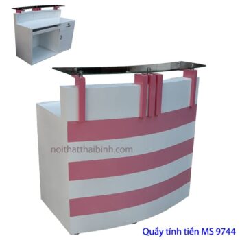 Quầy tính tiền shop thời trang MS 9744 Giá 1m = 3.500.000