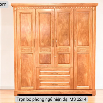 Trọn bộ phòng ngủ gỗ đinh hương MS 3214 9 Trọn bộ phòng ngủ gỗ đinh hương MS 3214