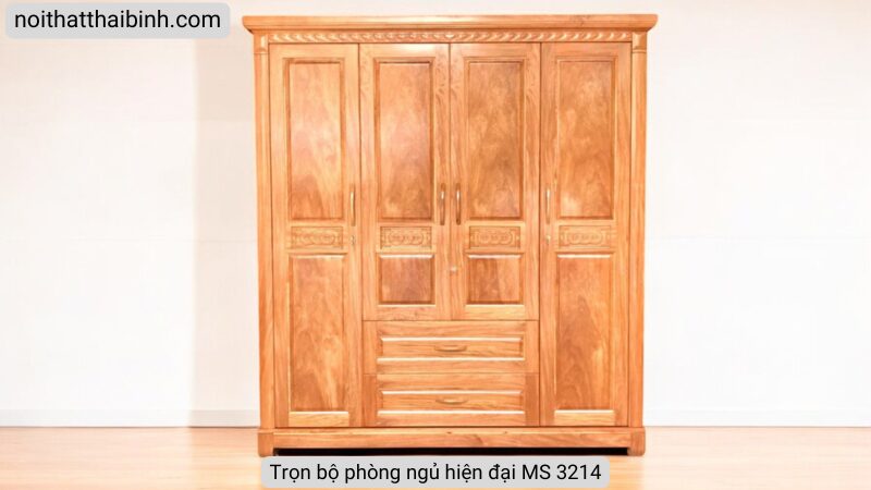 Trọn bộ phòng ngủ gỗ đinh hương MS 3214 4 Trọn bộ phòng ngủ gỗ đinh hương MS 3214 - Ảnh 4