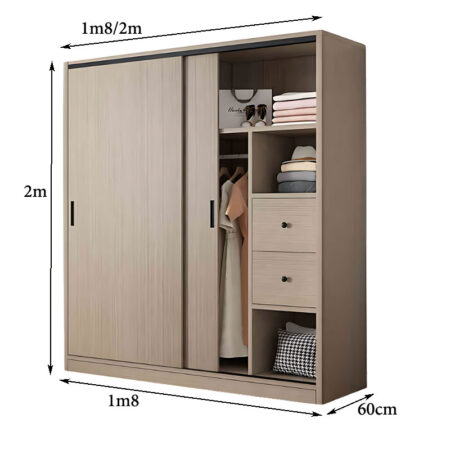 Tủ áo cánh trượt MS 3193