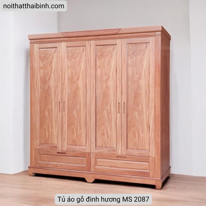 Tủ áo gỗ đinh hương MS 2087 1 Tủ áo gỗ đinh hương MS 2087