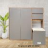 Tu giay co ghe ngoi 3092 6