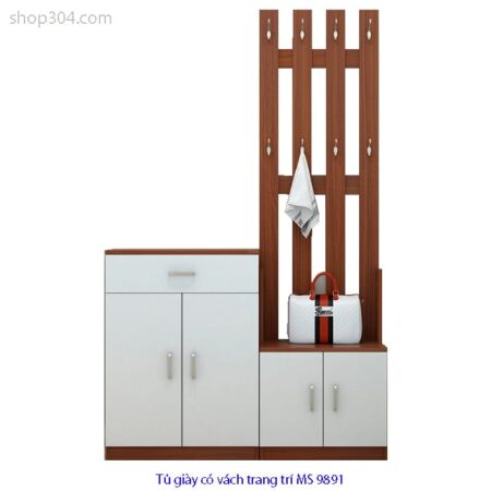 Tủ giày có vách trang trí MS 9891 Giá bán = 3.000.000 đ