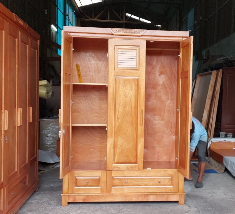 Tủ gỗ quần áo tại Quận 1 nhiều kích thước
