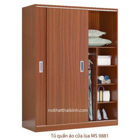 Tủ quần áo cánh trượt đẹp MS 9881 Giá bán = 6.500.000 đ