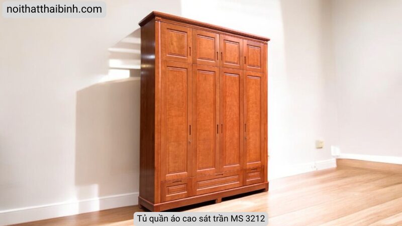 Tủ quần áo cao sát trần MS 3212 2 Tủ quần áo cao sát trần MS 3212 - Ảnh 2