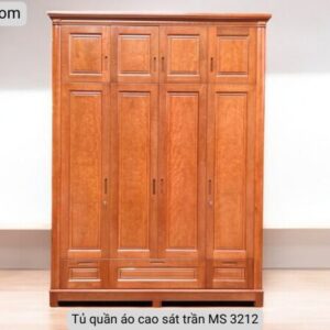 Tủ quần áo cao sát trần MS 3212 8 Tủ quần áo cao sát trần MS 3212