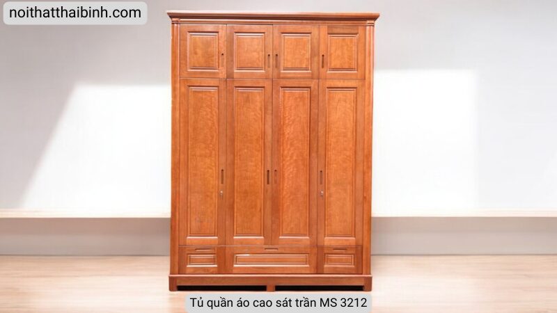 Tủ quần áo cao sát trần MS 3212 4 Tủ quần áo cao sát trần MS 3212 - Ảnh 4