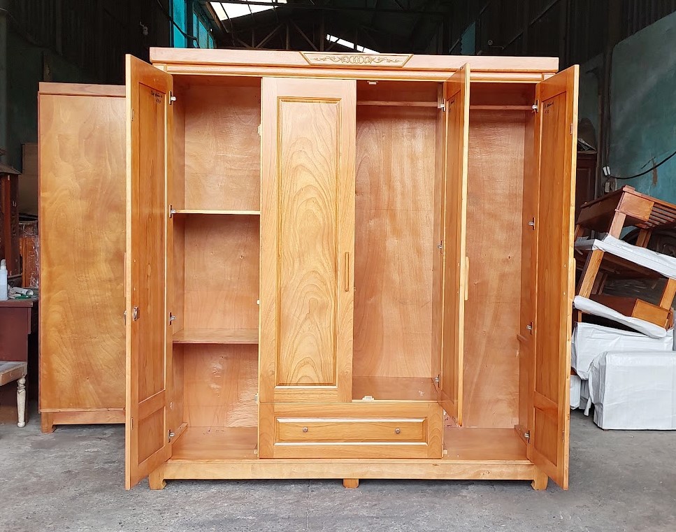 Tủ áo cánh lùa hiện đại tiết kiệm diện tích