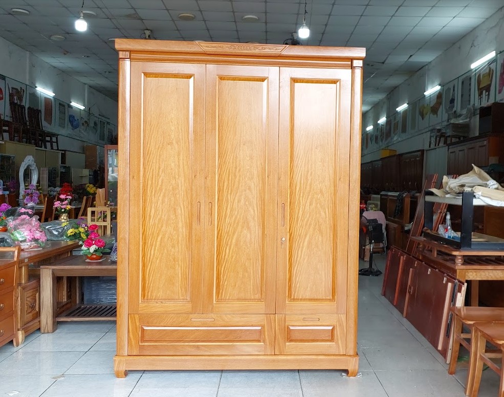 Tủ áo cánh lùa hiện đại tiết kiệm diện tích