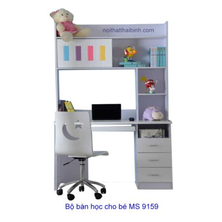 Bộ bàn học cho bé có ghế xoay MS 9159 Giá 1m2 = 5.800.000