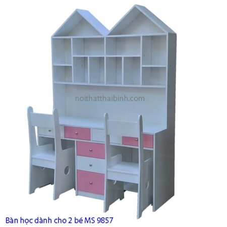 Bàn học dành cho 2 bé MS 9857 Giá 1m4 = 4.700.000