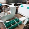 Bàn học góc có kệ sách 1m2 MS 9003 Giá bán : 4.700.000 - Hình ảnh 5