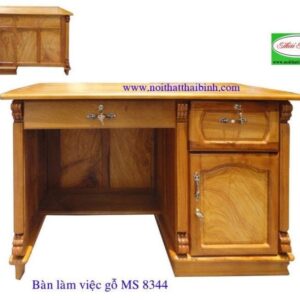 Bàn làm việc gỗ gõ đỏ MS : 8344 Giá : 1m2 = 9.400.000