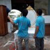 Bàn trang điểm dát vàng cao cấp MS 9247 Giá 1m0 = 6.000.000 - Hình ảnh 4