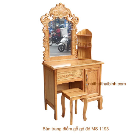 Bàn phấn gỗ gõ đỏ MS 1193 Giá bán = 7.000.000 đ giảm còn = 6.000.000 đ