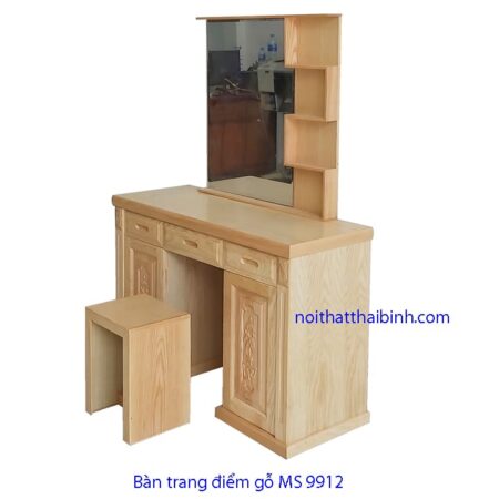 Bàn trang điểm gỗ sồi đẹp MS 9912 Giá bán = 4.300.000 đ