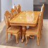 Bộ bàn ăn gỗ gõ đỏ 8 ghế MS 2698 2 Bộ bàn ăn gỗ gõ đỏ 8 ghế MS 2698