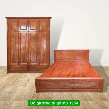 Bộ giường tủ gỗ MS 1954