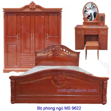 Bộ giường tủ phòng ngủ cao cấp MS 9622 Giá bộ = 23.800.000