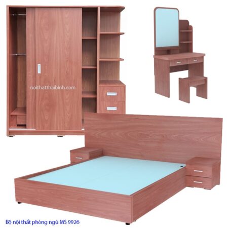 Bộ nội thất phòng ngủ hiện đại MS 9926 Giá bộ = 19.800.000 đ