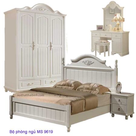 Bộ nội thất phòng ngủ hiện đại MS 9619 Giá bộ = 20.900.000