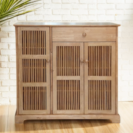 Tủ giày gỗ cao su tự nhiên MS 3189