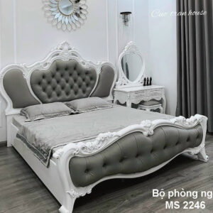 Bộ giường ngủ bàn trang điểm MS 2246