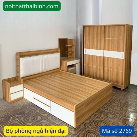 Bộ nội thất phòng ngủ hiện đại MS 2769
