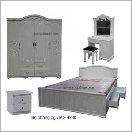 Bộ nội thất phòng ngủ đơn giản MS 9230 Giá bộ = 19.500.000