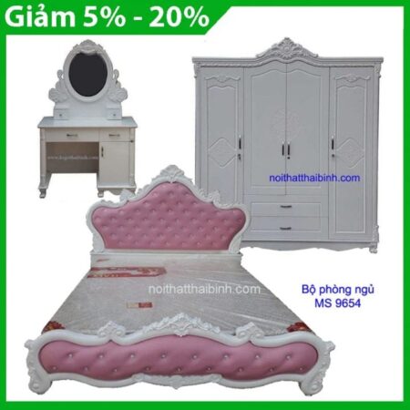 Bộ phòng ngủ giá rẻ tphcm MS 9654 Giá bộ = 30.000.000 giảm 10% còn 27.000.000