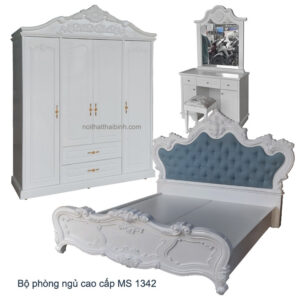 Bộ nội thất phòng ngủ sang trọng MS 1342 Giá bán= 30.300.000đ giảm còn= 27.000.000đ