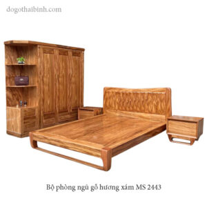 Bộ phòng ngủ gỗ hương xám MS 2443