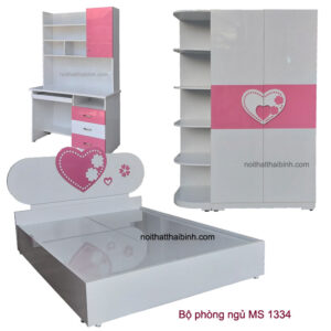 Bộ phòng ngủ trái tim MS 1334 Giá bán= 18.200.000đ giảm còn= 15.200.000đ