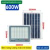 Đèn năng lượng mặt trời có điều khiển 600W MS 2823