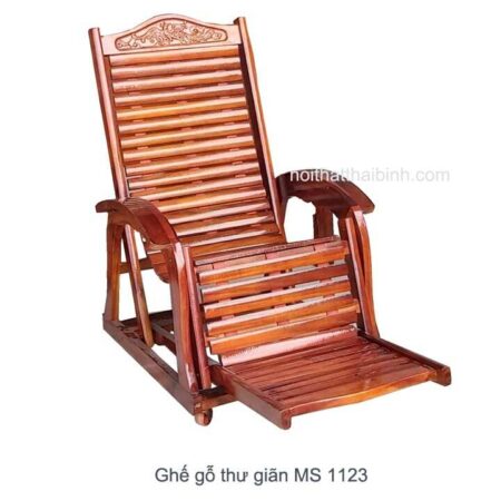 Ghế gỗ thư giản MS 1123 Giá bán = 2.000.000đ giảm còn = 1.500.000đ