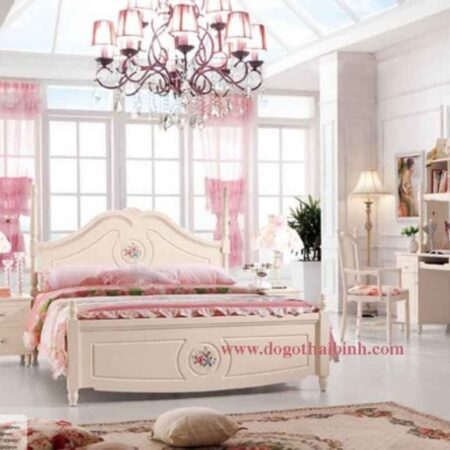 Giường trắng MS 4102 Giá : 1m6 x 2m0 = 5.900.000         1m8 x 2m0 = 6.500.000