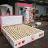 Giường ngủ Hello Kitty MS 9141  Giá 1m6  = 7.000.000 - Hình ảnh 2